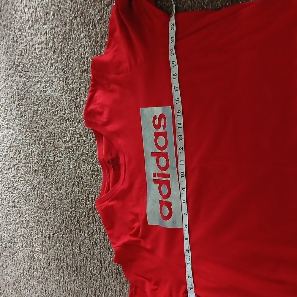 Adidas mens red amplifier tee shirt size XL - Picture 7 of 10